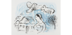 Derriere le Miroir No. 225 - Marc Chagall 1977