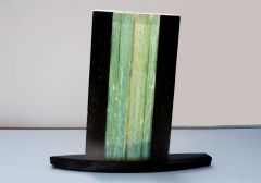 Object made of bluestone and glass