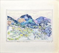 Landschaft mit Baume